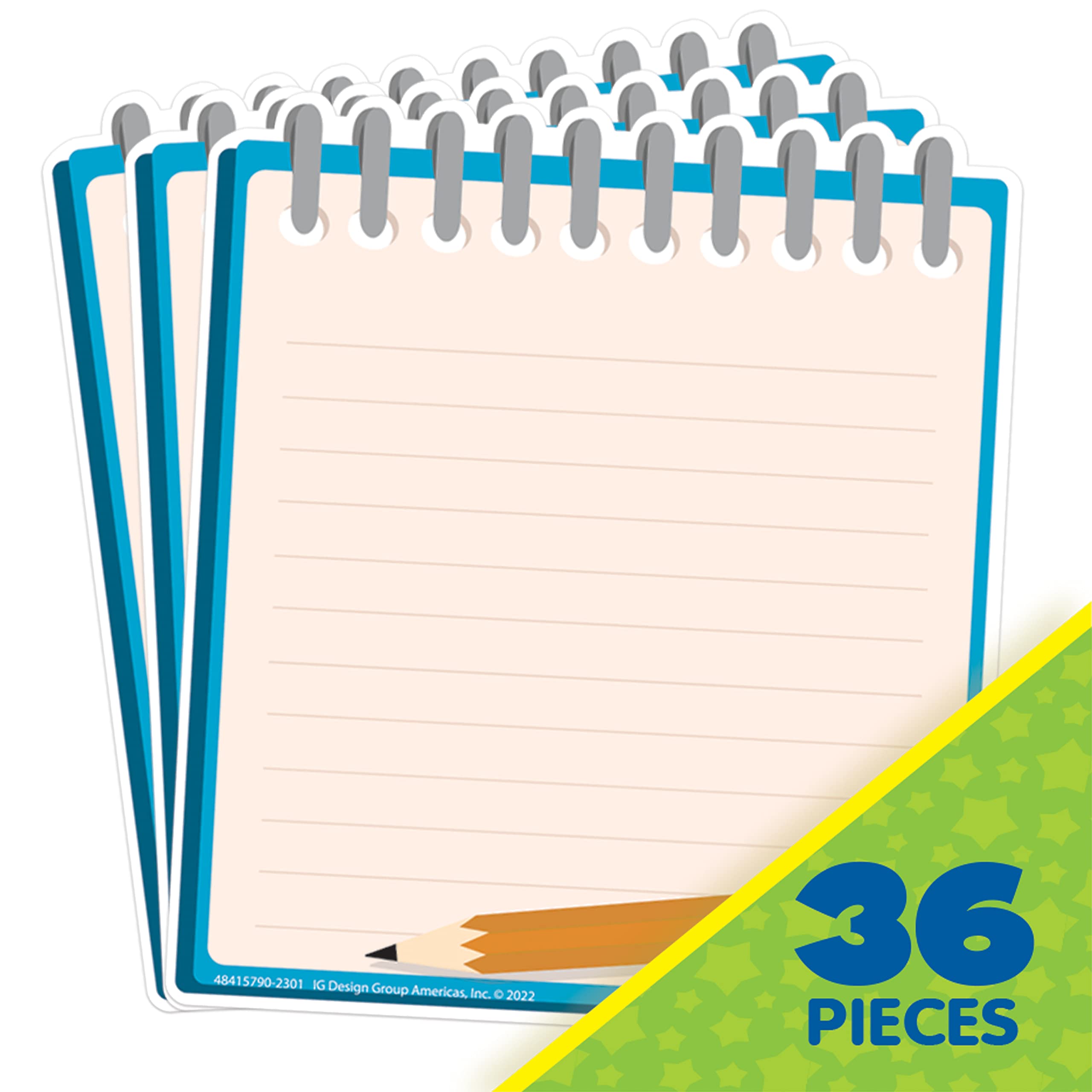 Foto 2 | Cuaderno Eureka Para Decoración De Aula, Papel Recortado, 36 Unidades - Venta Internacional.