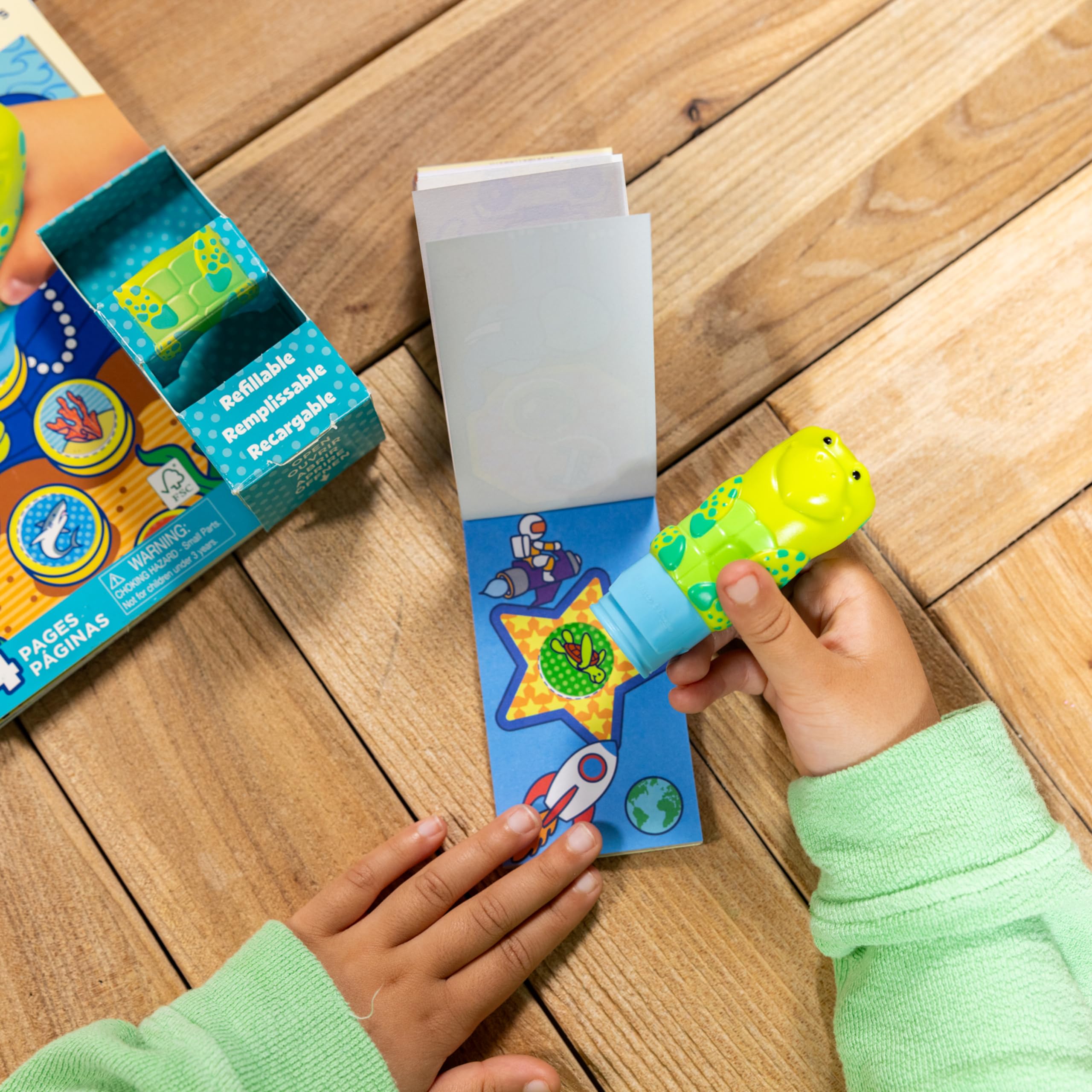 Foto 7 pulgar | Pegatina ¡guau! ™ Paquete De Tortugas Marinas Melissa Y Doug - Venta Internacional.