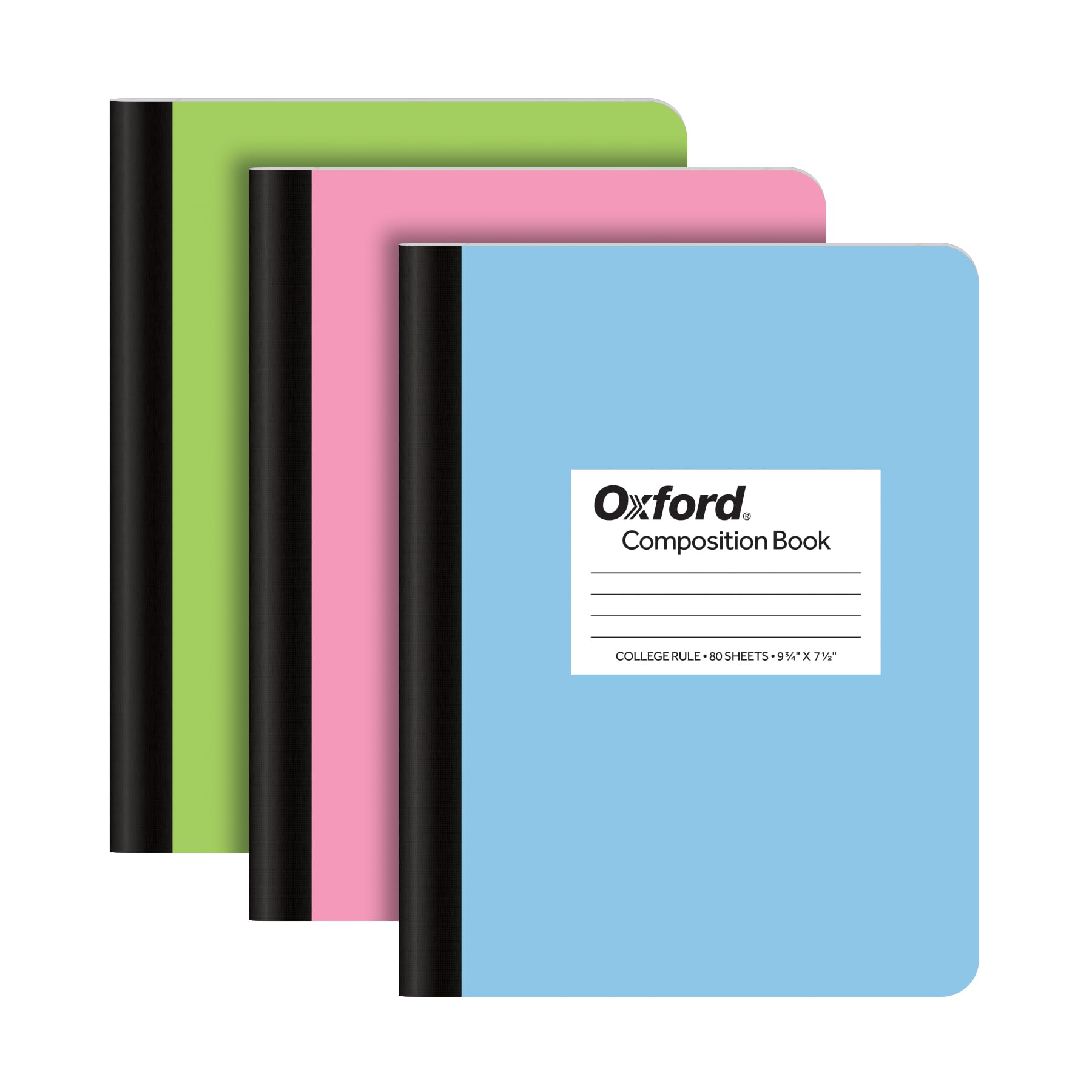 Foto 1 | Cuadernos De Composición, Diarios Escolares De Oxford, Paquete De 3 - Venta Internacional.