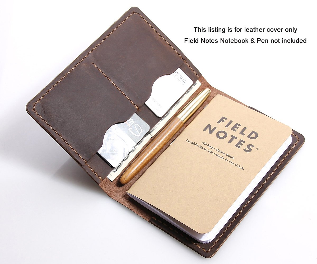 Foto 4 | Portada De Piel Para Diario Robrasim Para Notas De Campo, Moleskine - Venta Internacional.