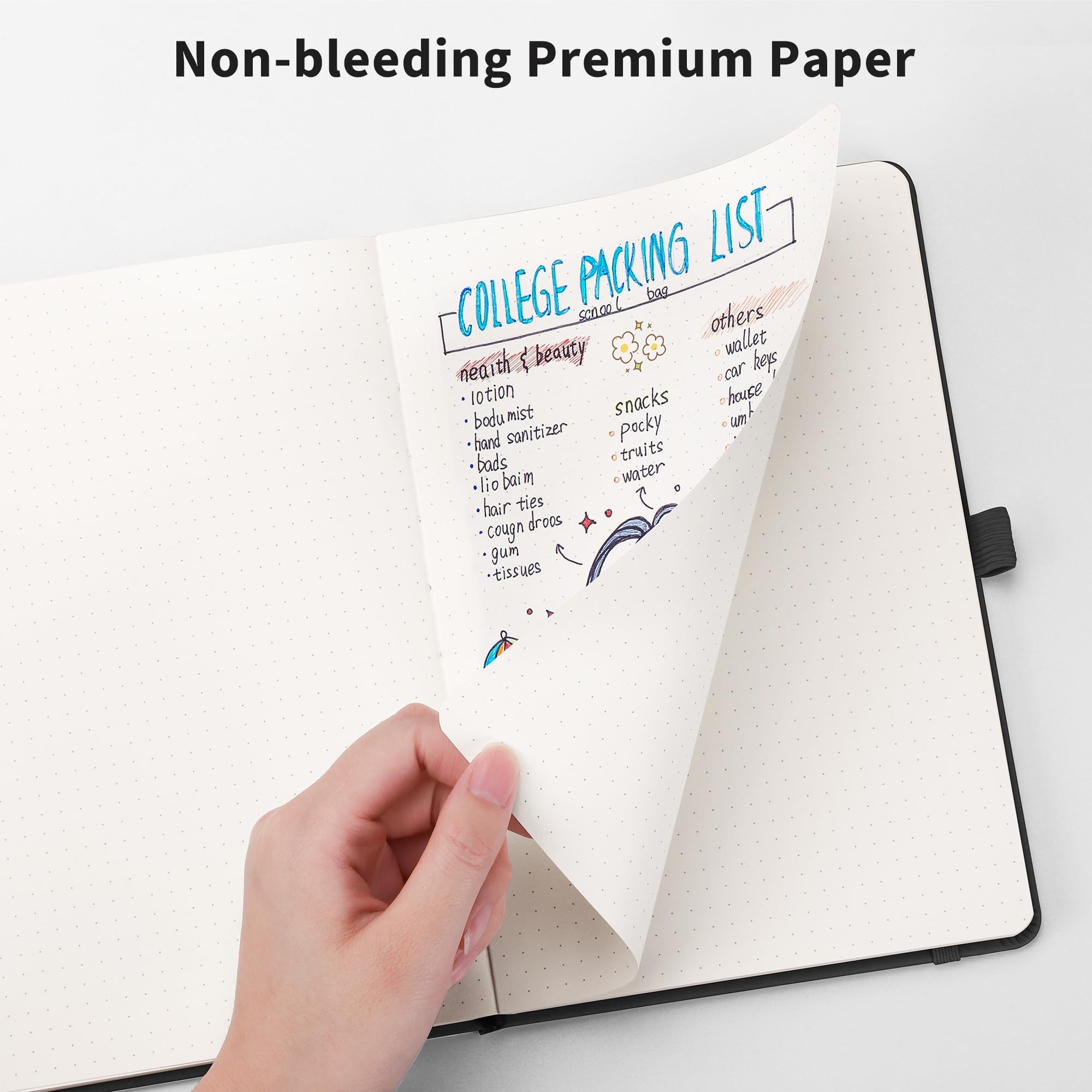 Foto 5 | Cuaderno Rettacy Bullet Dotted A5 Con 256 Páginas, Color Azul Marino - Venta Internacional.