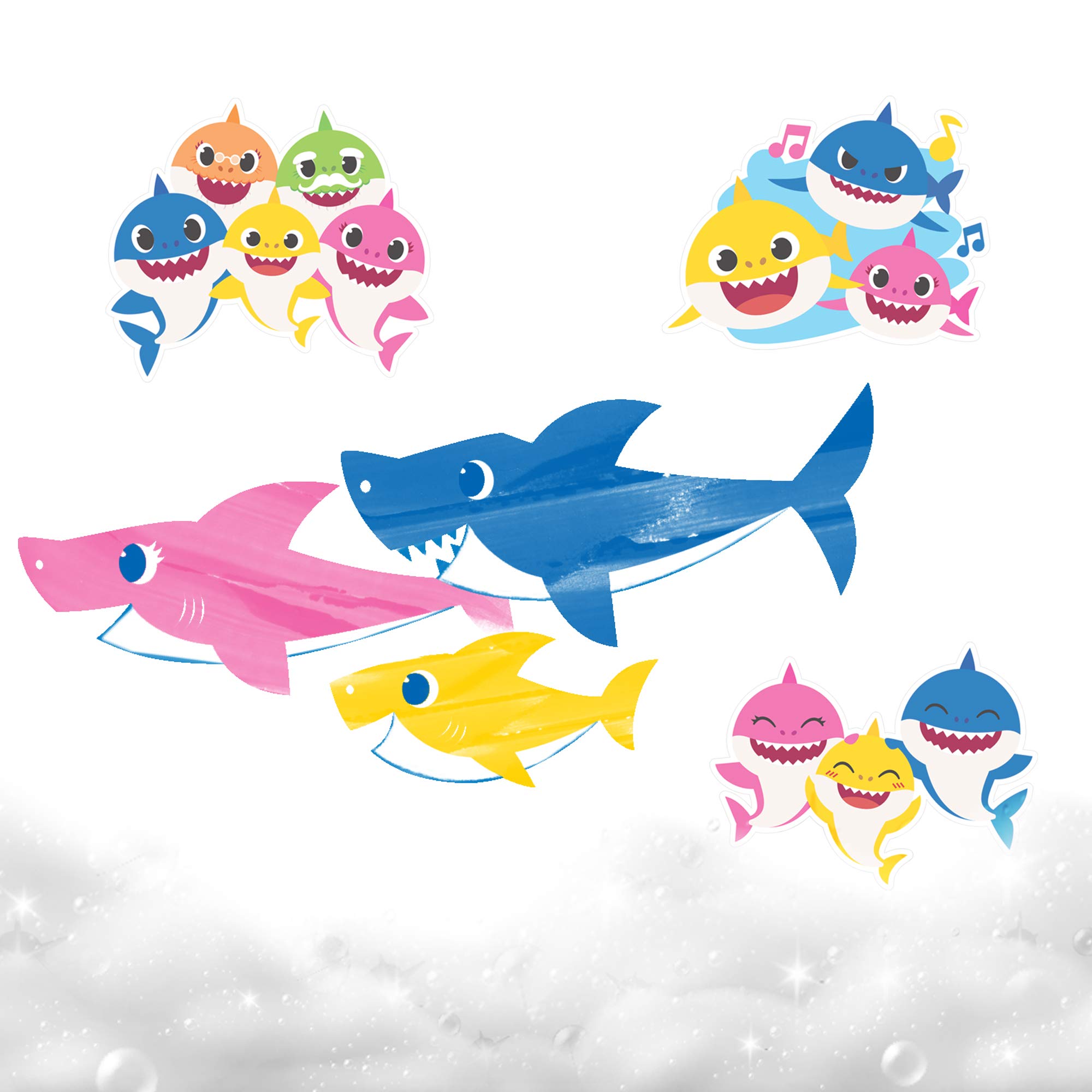Foto 4 pulgar | Set De Juegos Bath Art Baby Shark Con Pinturas Y Crayones Lavables - Venta Internacional.