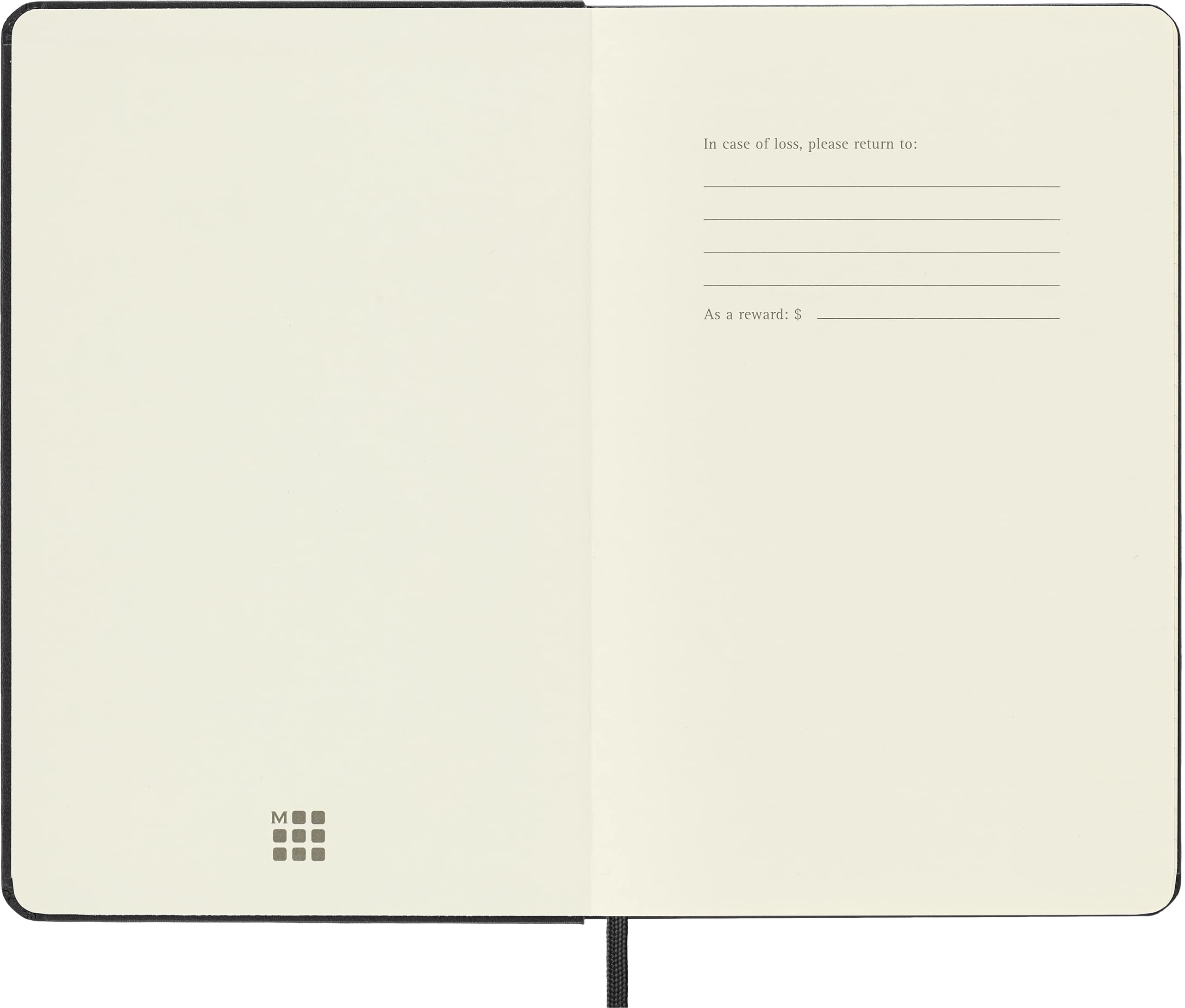 Foto 2 | Cuaderno Moleskine Classic, Tapa Dura, Negro Medio, 208 Páginas - Venta Internacional.