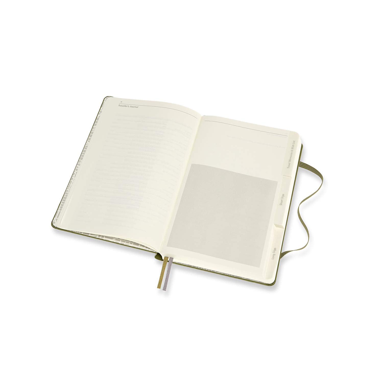 Foto 5 | Diario Moleskine Passion Travel, Tapa Dura, Color Verde Olmo, 400 Págs. - Venta Internacional.