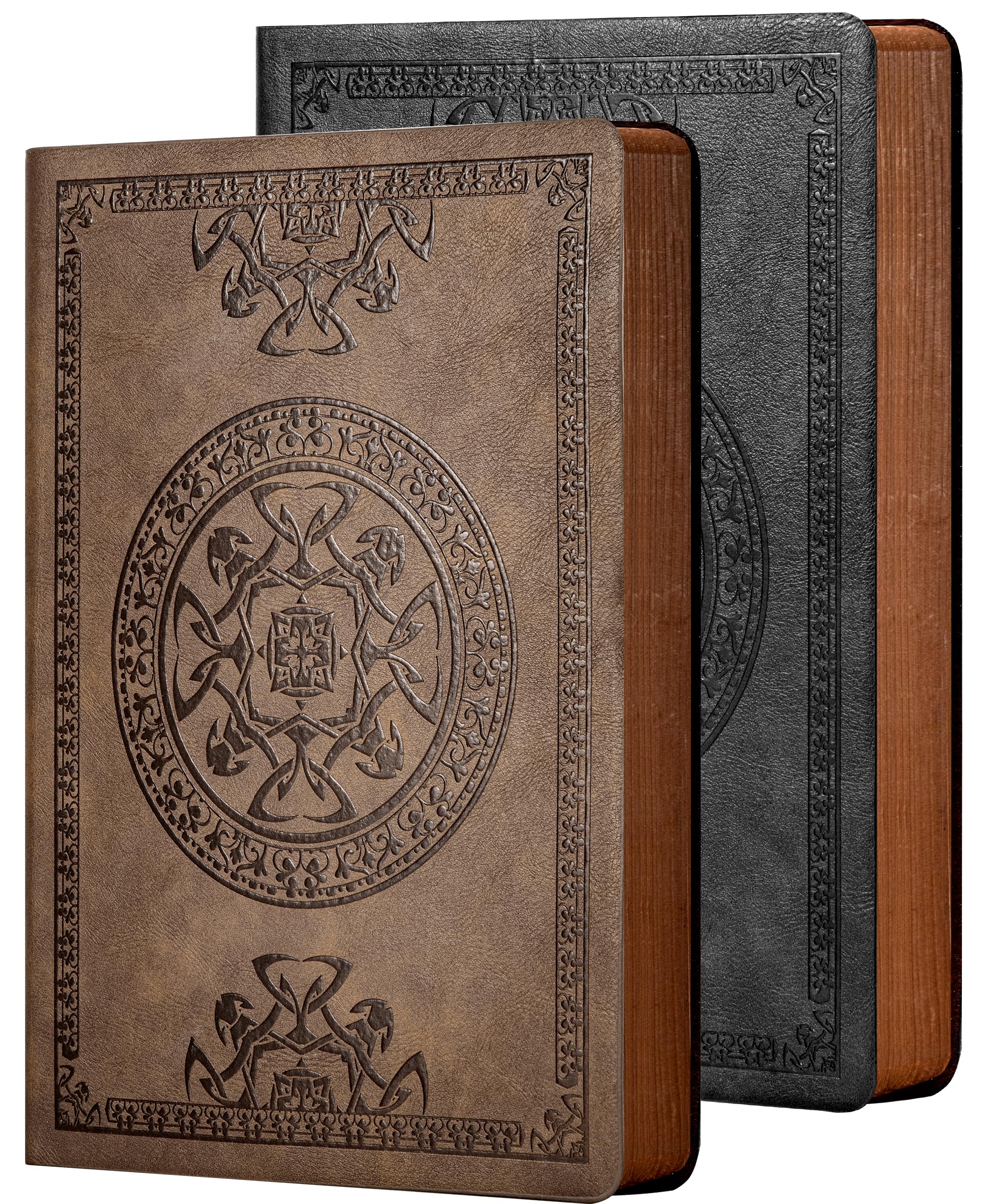 Foto 2 pulgar | Cuaderno Cagie Cuaderno Vintage De Piel Para Hombre, 180 Páginas - Venta Internacional.