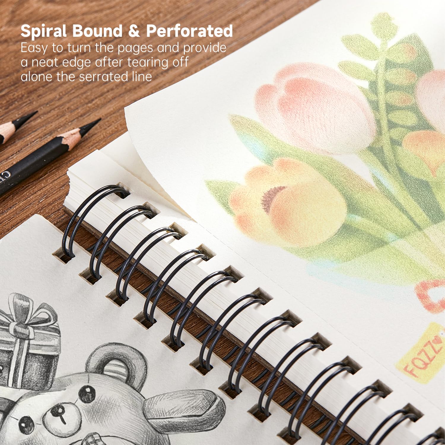 Foto 5 pulgar | Cuaderno De Bocetos Shuttle Art, 9 X 12 Pulgadas, 220 Hojas, Paquete De 2 - Venta Internacional.