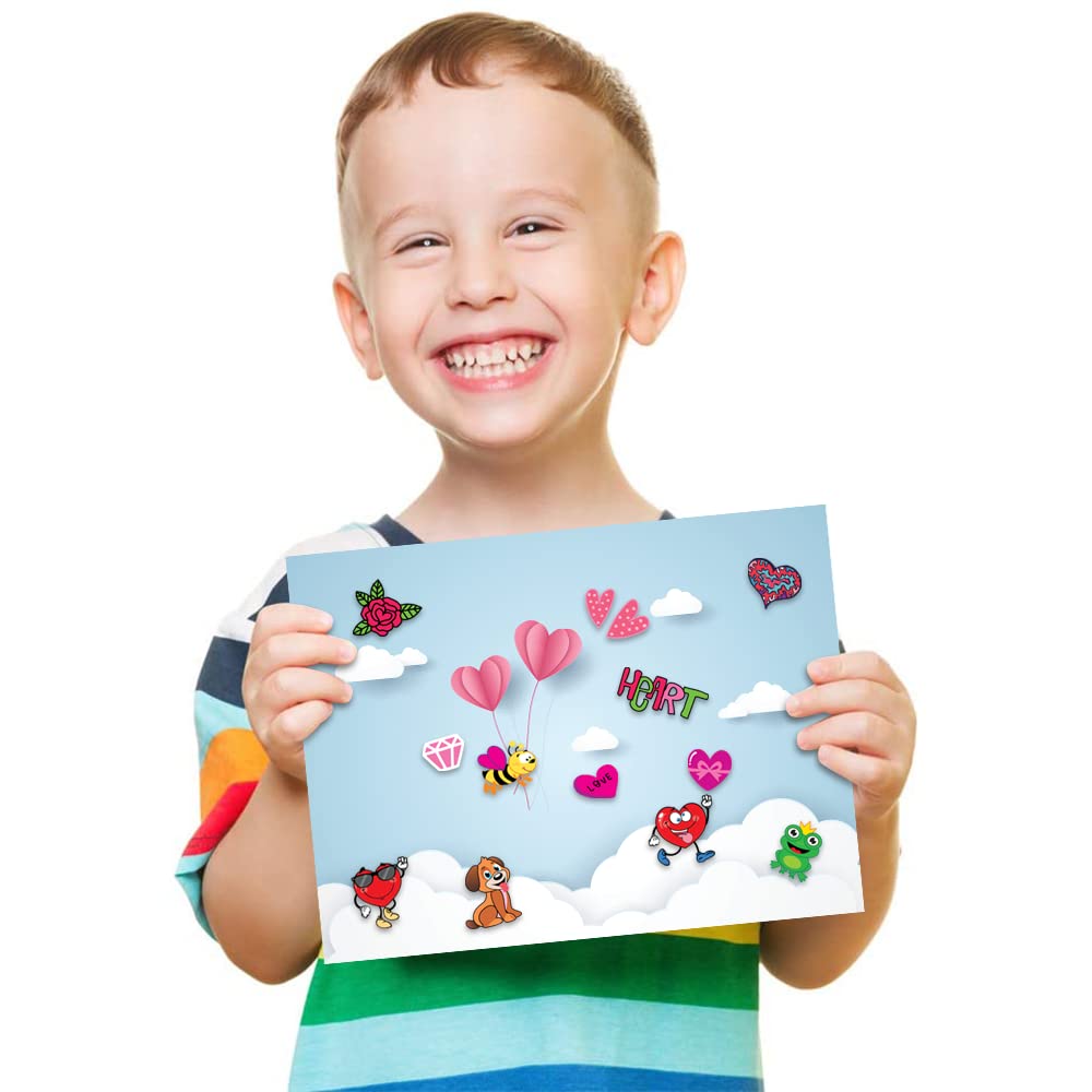 Foto 7 | Pegatinas Artcreativity Para San Valentín, 100 Hojas, Más De 1600 Pegatinas - Venta Internacional.
