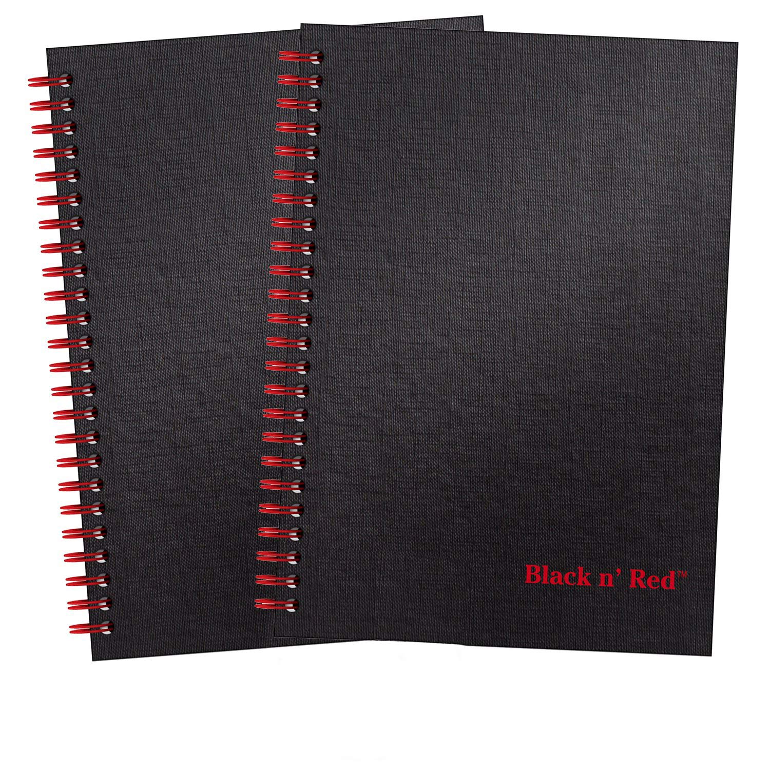 Foto 2 pulgar | Cuaderno Negro Y Rojo, Tapa Dura Duradera, 8,25 X 5,25 Pulgadas, 140 Hojas - Venta Internacional.