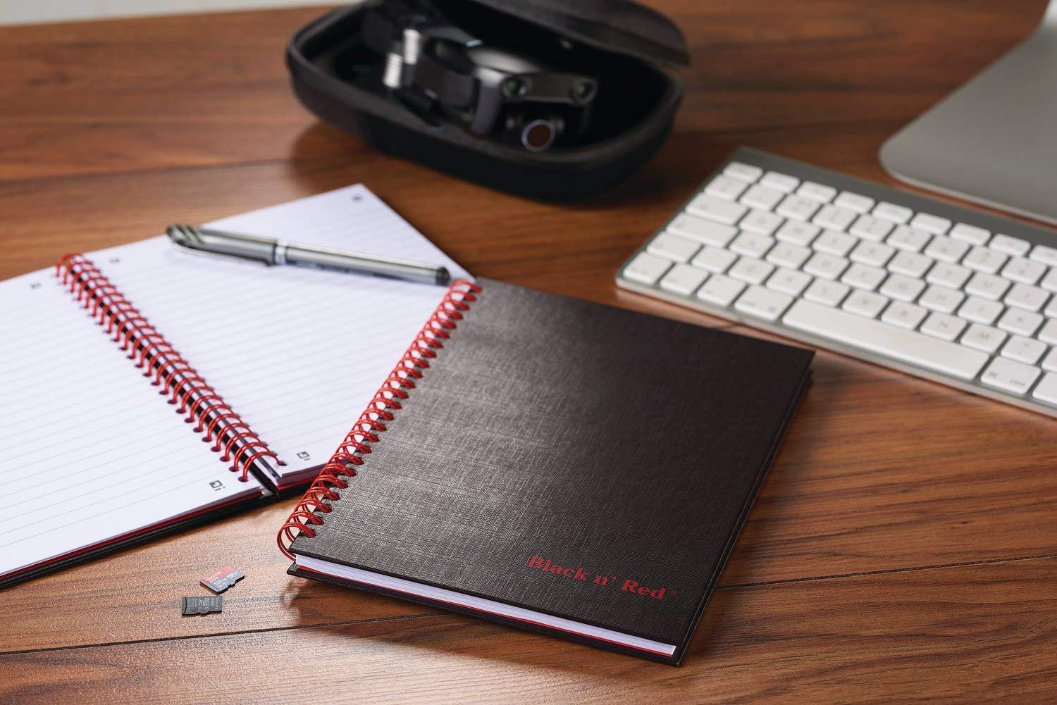 Foto 5 pulgar | Cuaderno Negro Y Rojo, Tapa Dura Duradera, 8,25 X 5,25 Pulgadas, 140 Hojas - Venta Internacional.