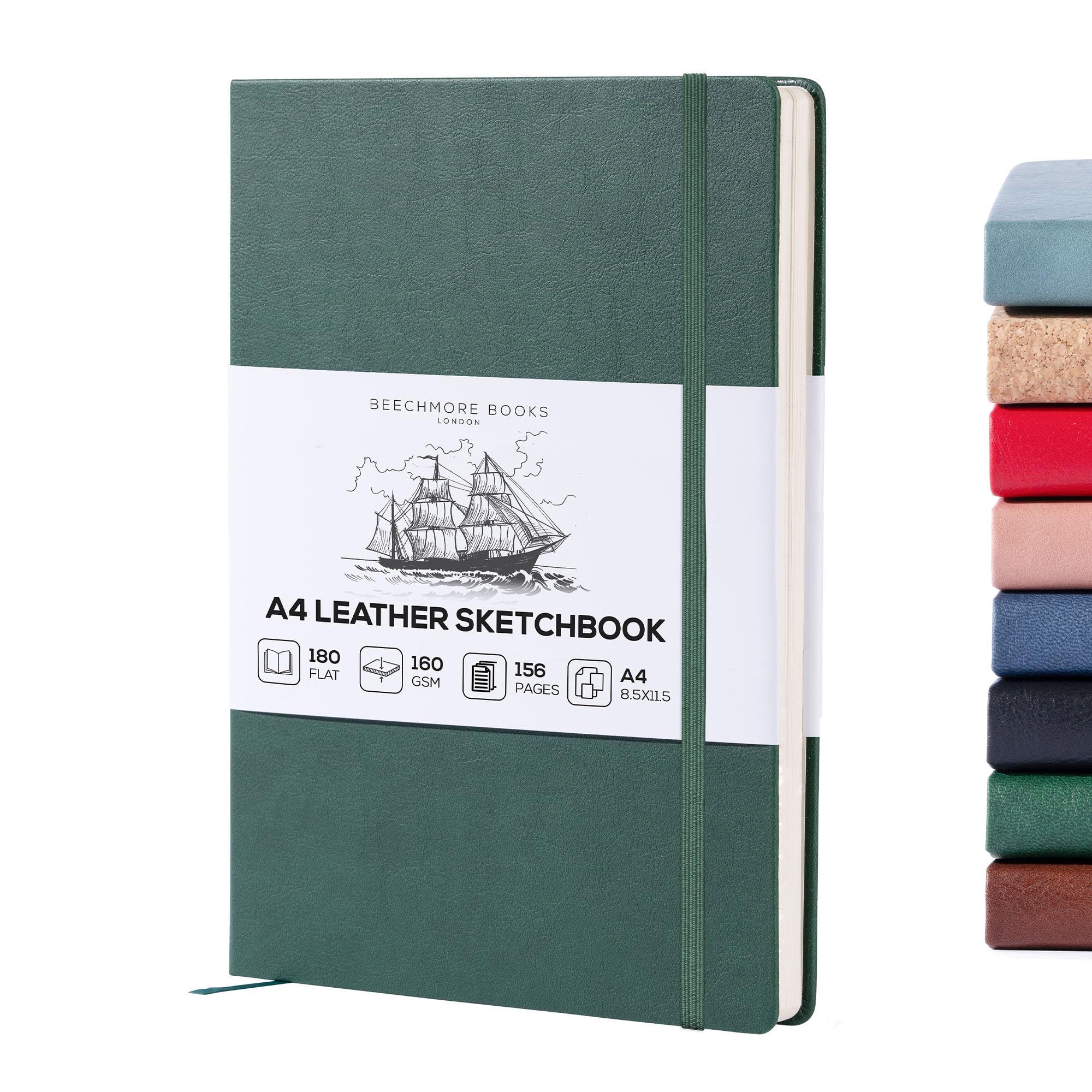 Foto 1 | Cuaderno De Bocetos Beechmore Books A4 21,6 X 29,2 Cm 156 Páginas - Venta Internacional.