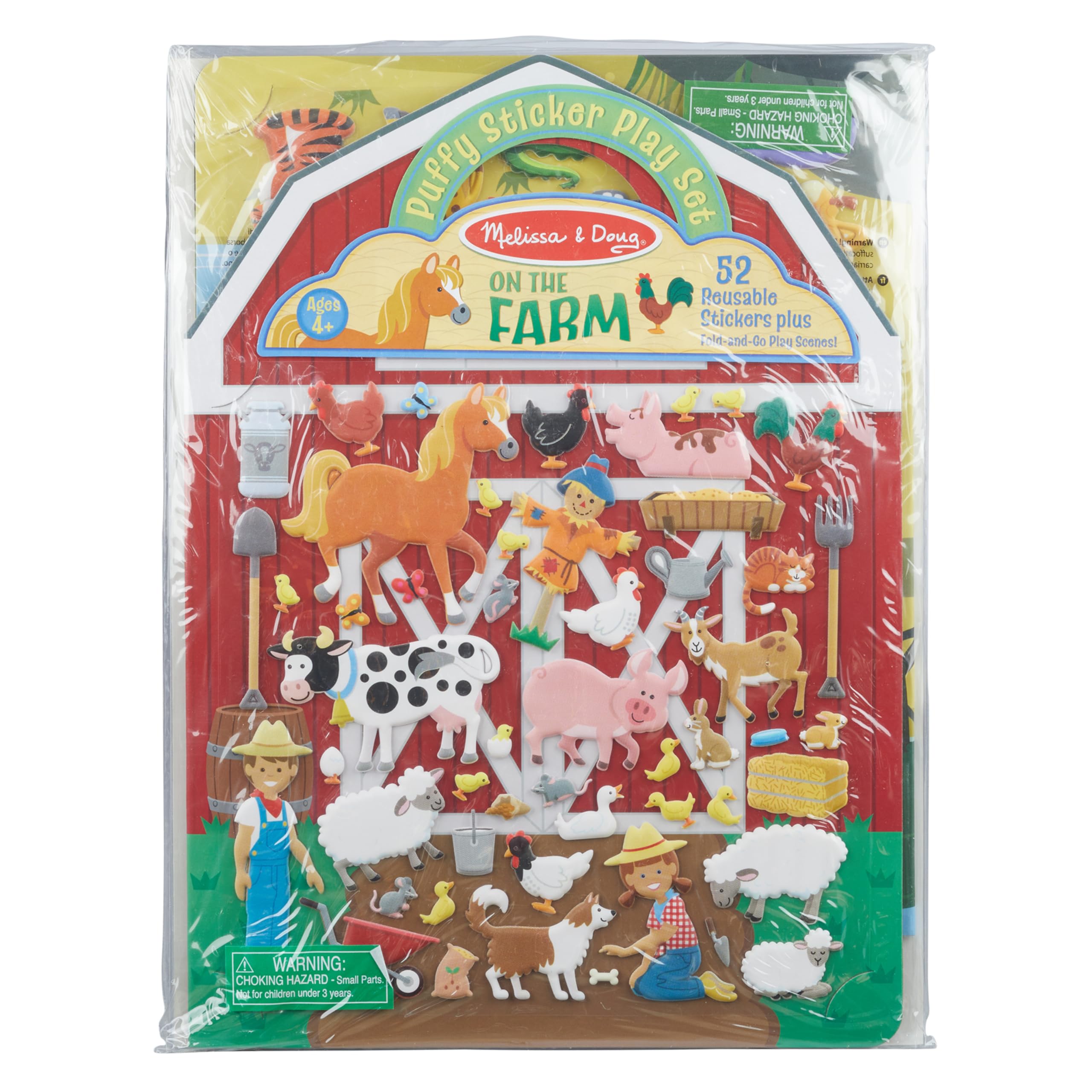 Foto 5 pulgar | Set De Libros De Actividades Puffy Sticker Melissa & Doug Farm Safari - Venta Internacional.
