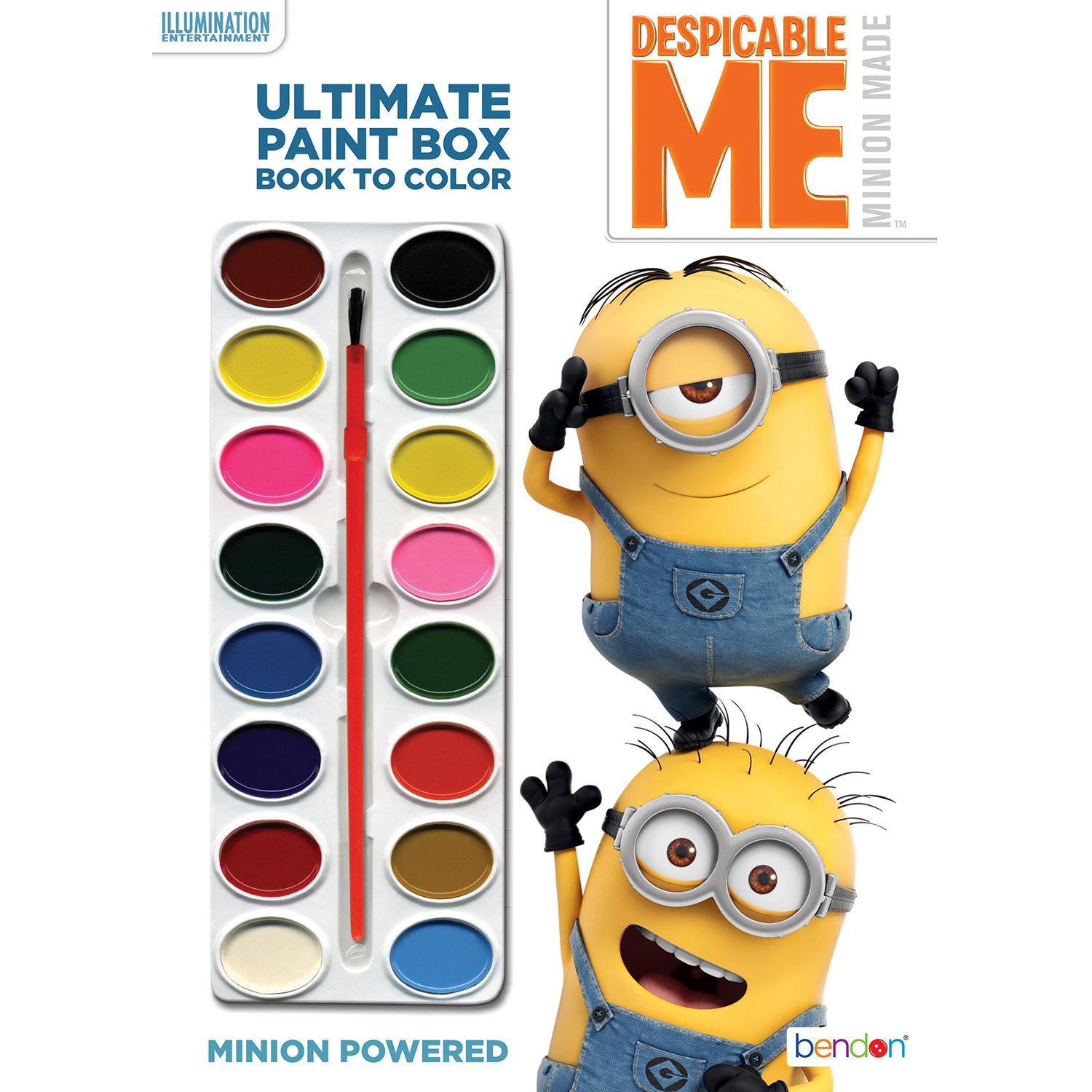 Foto 2 pulgar | Caja De Pintura Y Libro Para Colorear Bendon Despicable Me Minion Made - Venta Internacional.