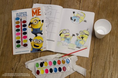 Foto 2 | Caja De Pintura Y Libro Para Colorear Bendon Despicable Me Minion Made - Venta Internacional.