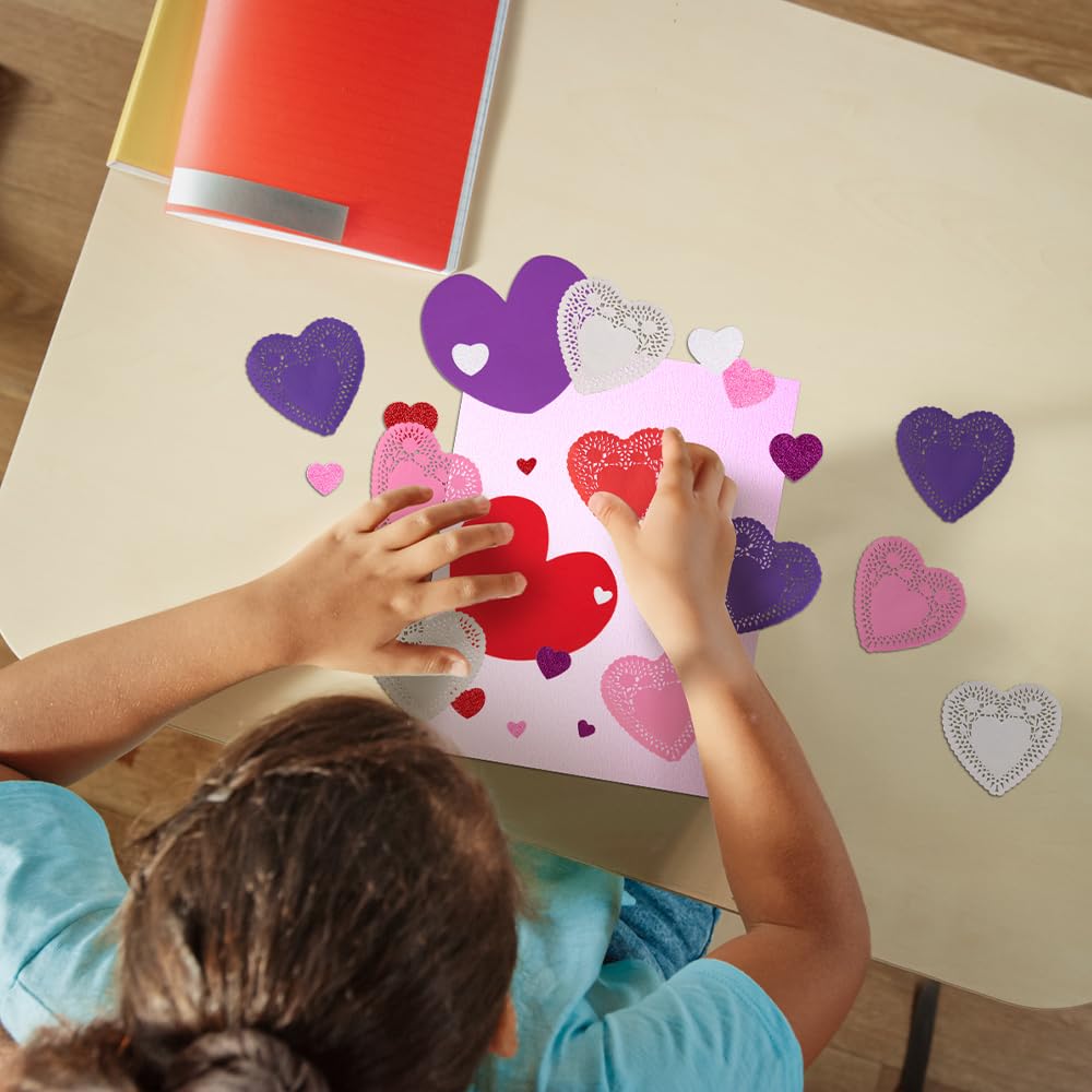 Foto 5 pulgar | Set De Tarjetas De San Valentín Con Forma De Corazón Para Manualidades Para Niños - Venta Internacional.