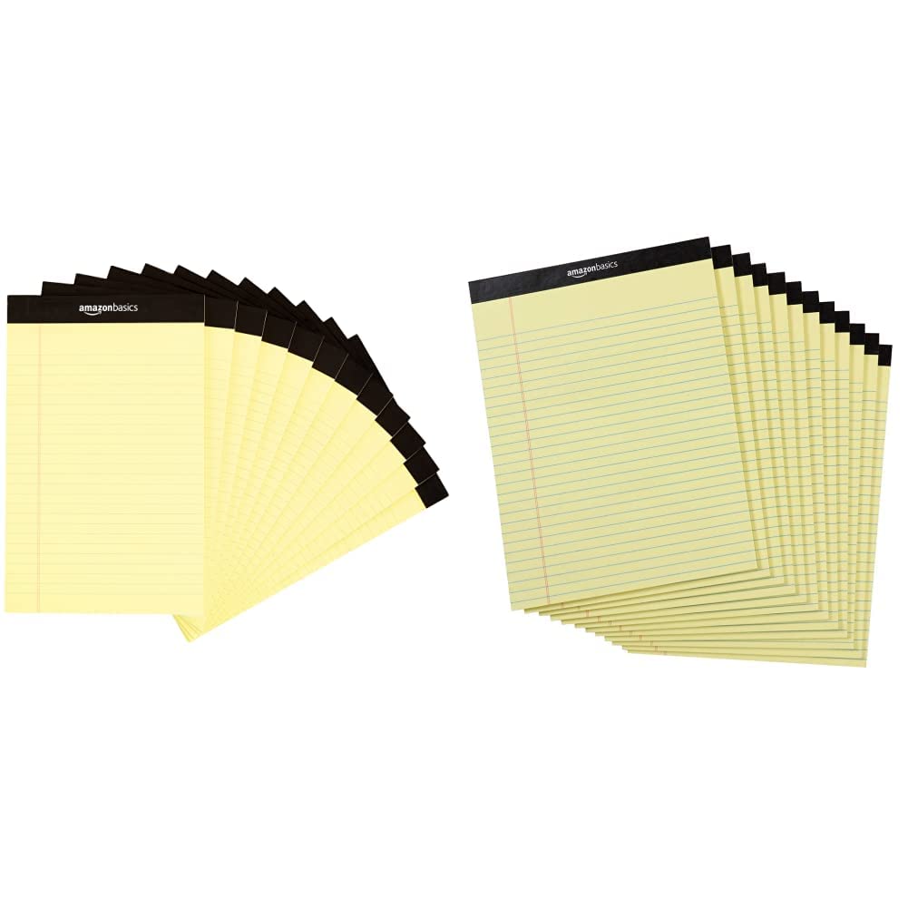 Foto 1 | Bloc De Notas Amazon Basics, Paquete De 12 Unidades, 5 X 8 Cm Y 8,5 X 11,75 Cm - Venta Internacional.