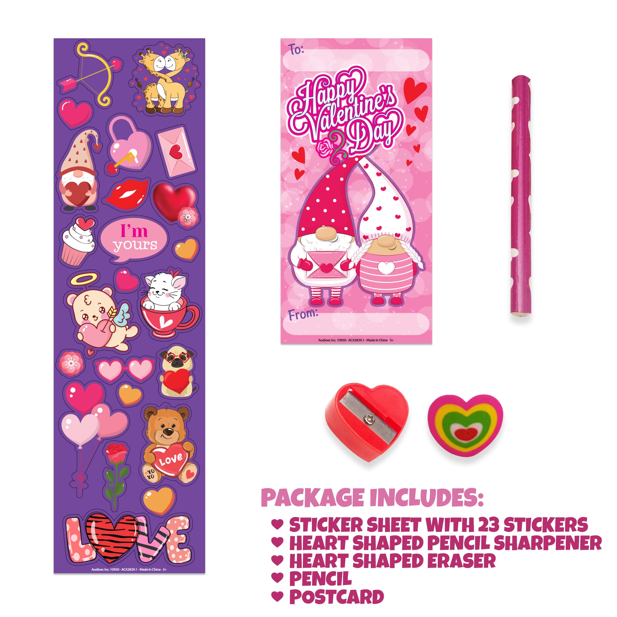 Foto 3 pulgar | Set De Papelería Artcreativity Para El Día De San Valentín, Paquete De 36 Para Niños - Venta Internacional.