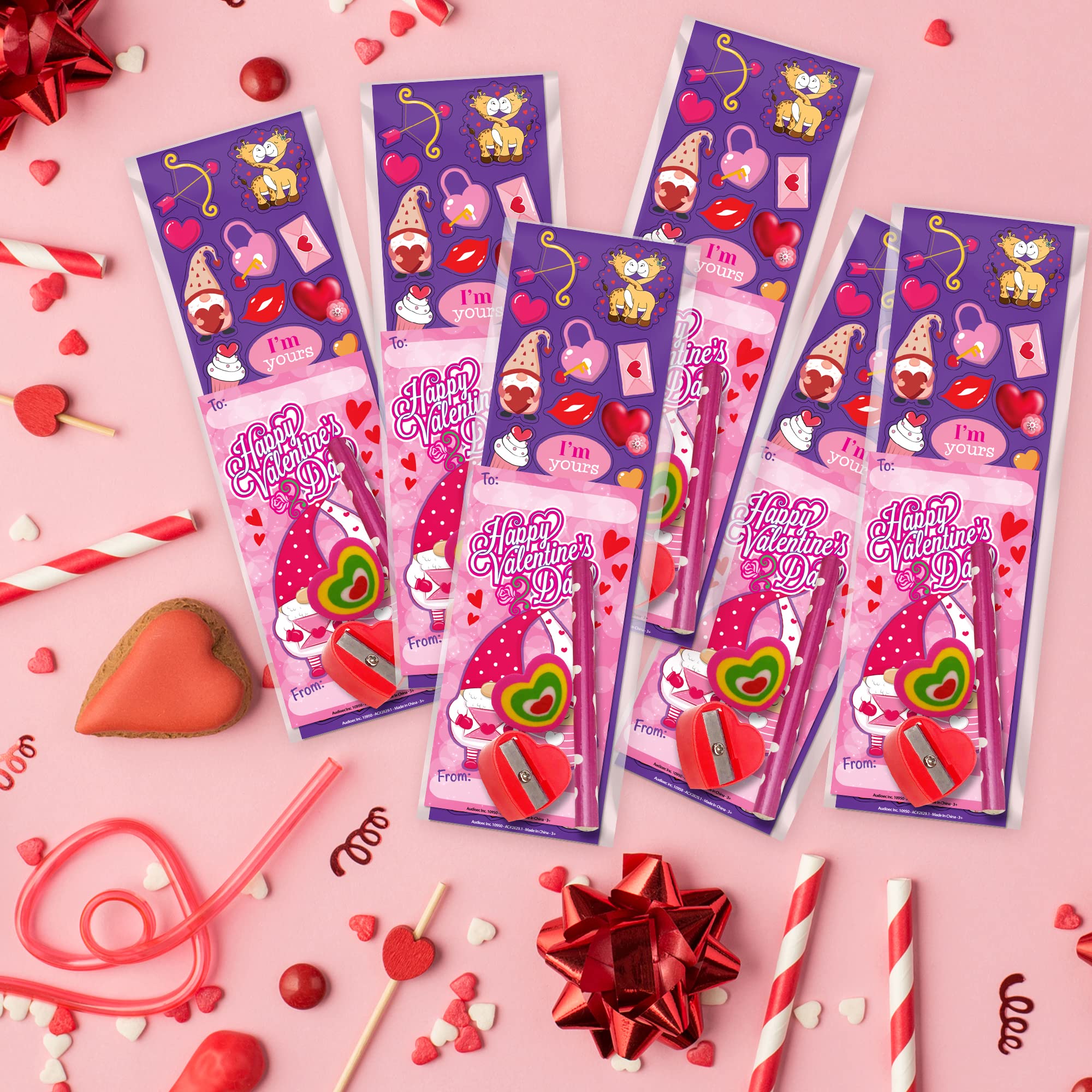 Foto 6 pulgar | Set De Papelería Artcreativity Para El Día De San Valentín, Paquete De 36 Para Niños - Venta Internacional.