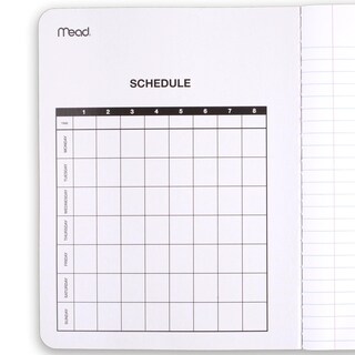 Foto 5 | Cuadernos Composition Mead, Paquete De 12 Unidades, 100 Hojas - Venta Internacional.