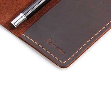 Foto 6 | Portada De Piel Para Diario Robrasim Para Notas De Campo, Moleskine - Venta Internacional.