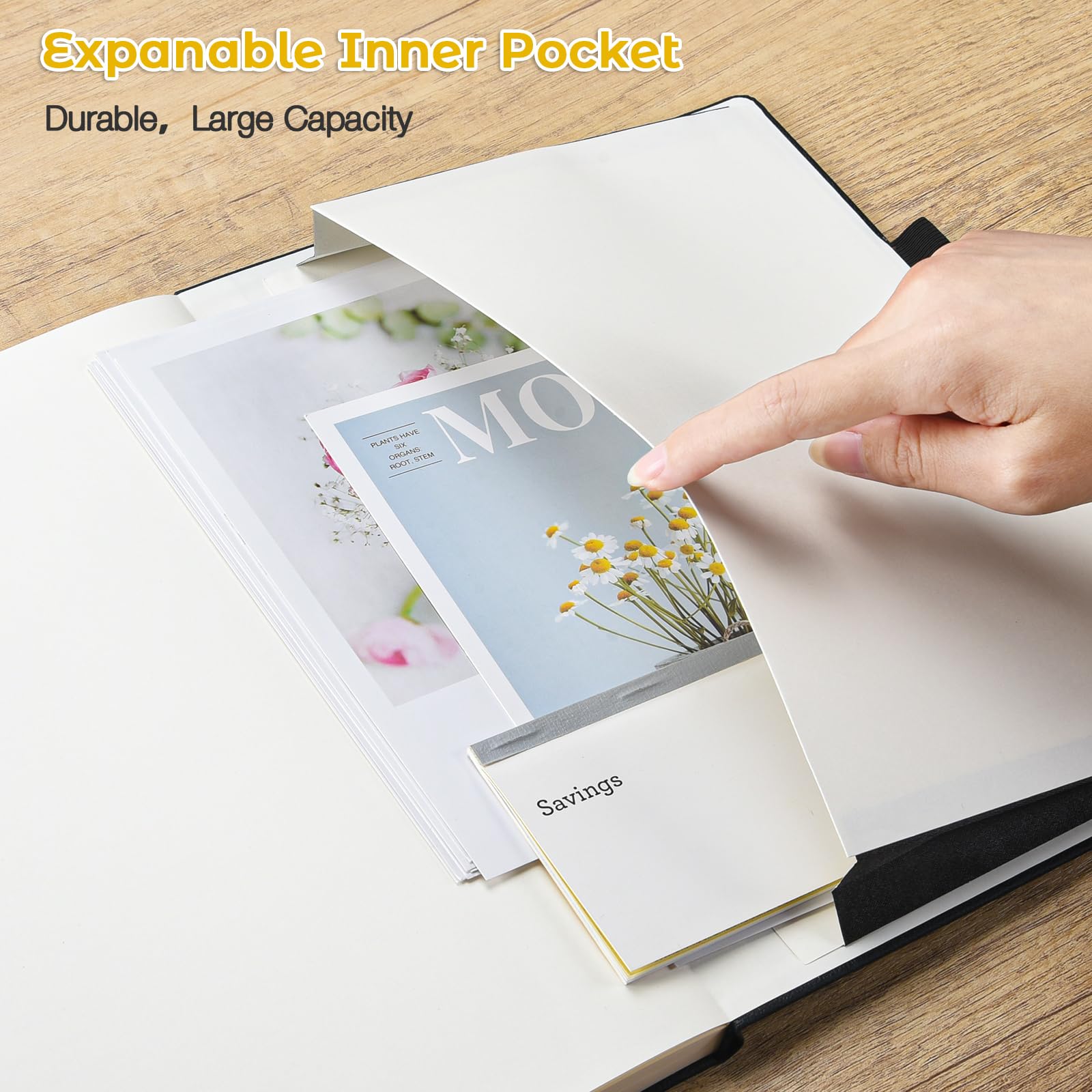 Foto 5 pulgar | Libreta Maleden College Riled A4 De Piel, Tapa Dura, Color Amarillo - Venta Internacional.