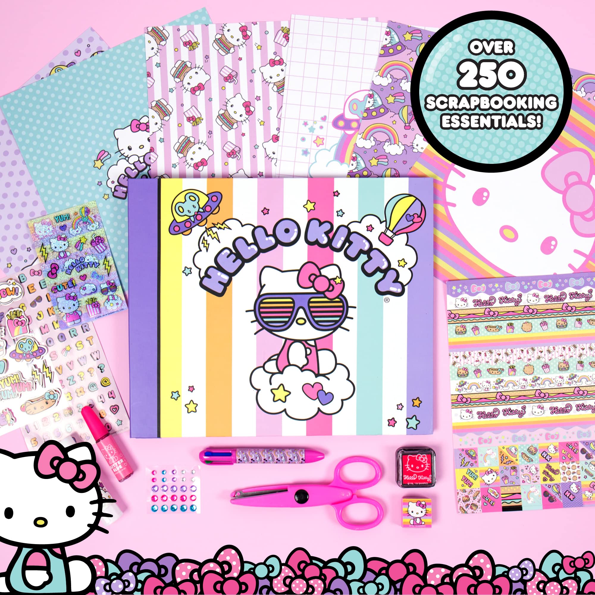 Foto 3 pulgar | Álbum De Recortes Hello Kitty, Todo En Uno, Para Bricolaje, Con Más De 250 Artículos Esenciales - Venta Internacional.