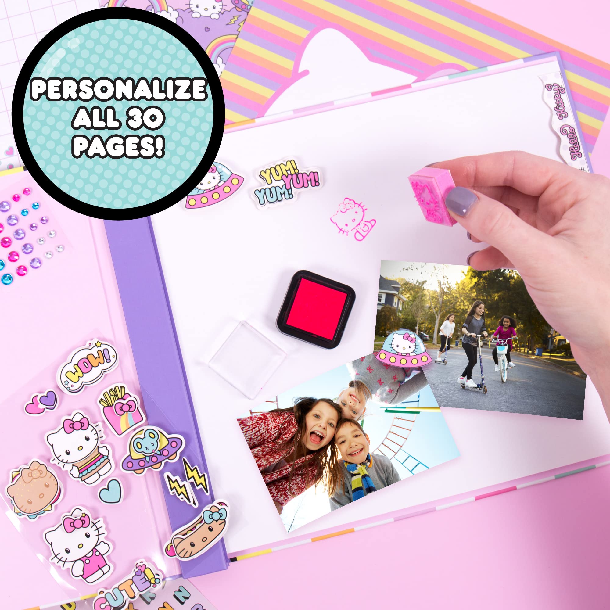 Foto 4 pulgar | Álbum De Recortes Hello Kitty, Todo En Uno, Para Bricolaje, Con Más De 250 Artículos Esenciales - Venta Internacional.