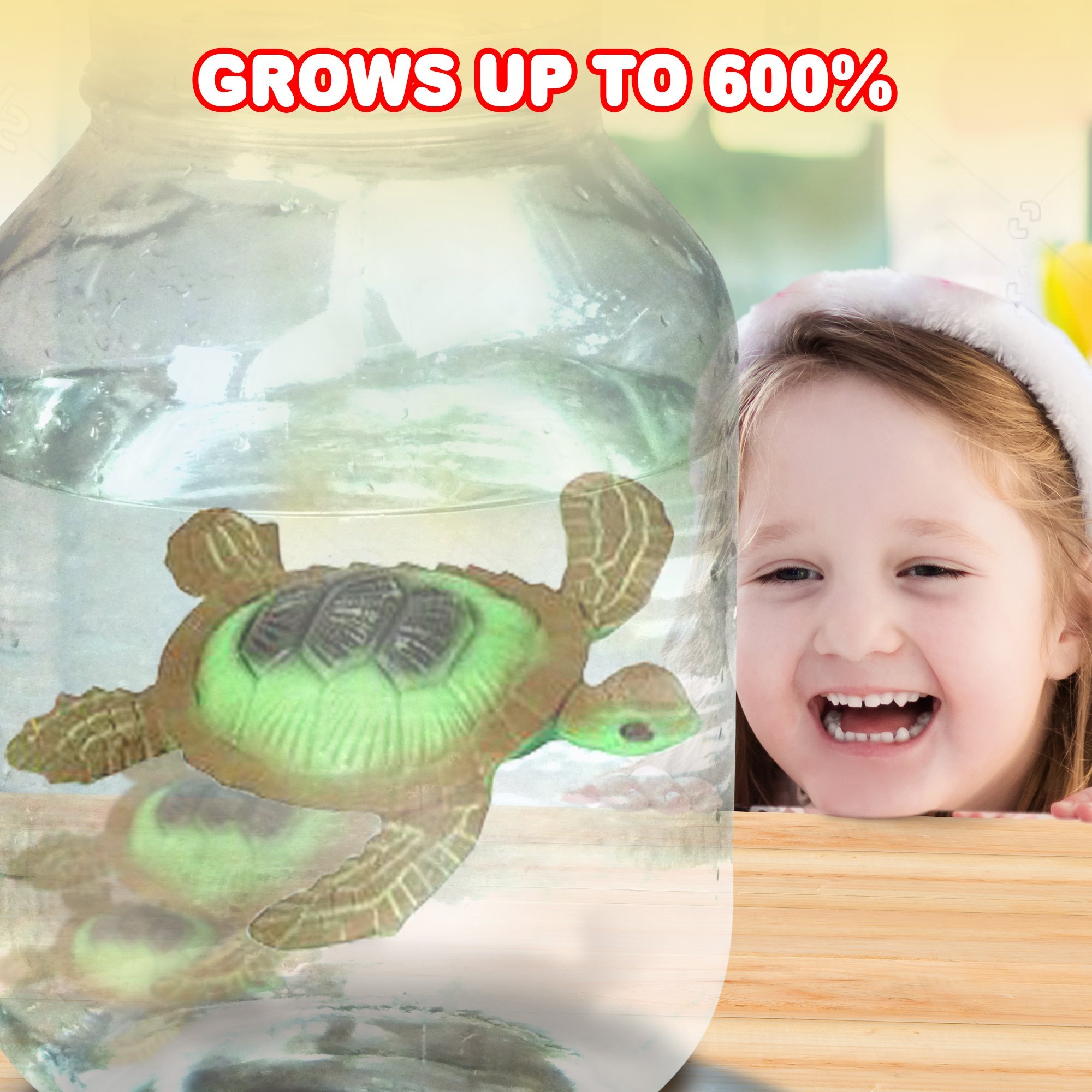 Foto 6 | Growing Sea Animals Artcreativity Crece 6 Veces Más, 6 Unidades - Venta Internacional.