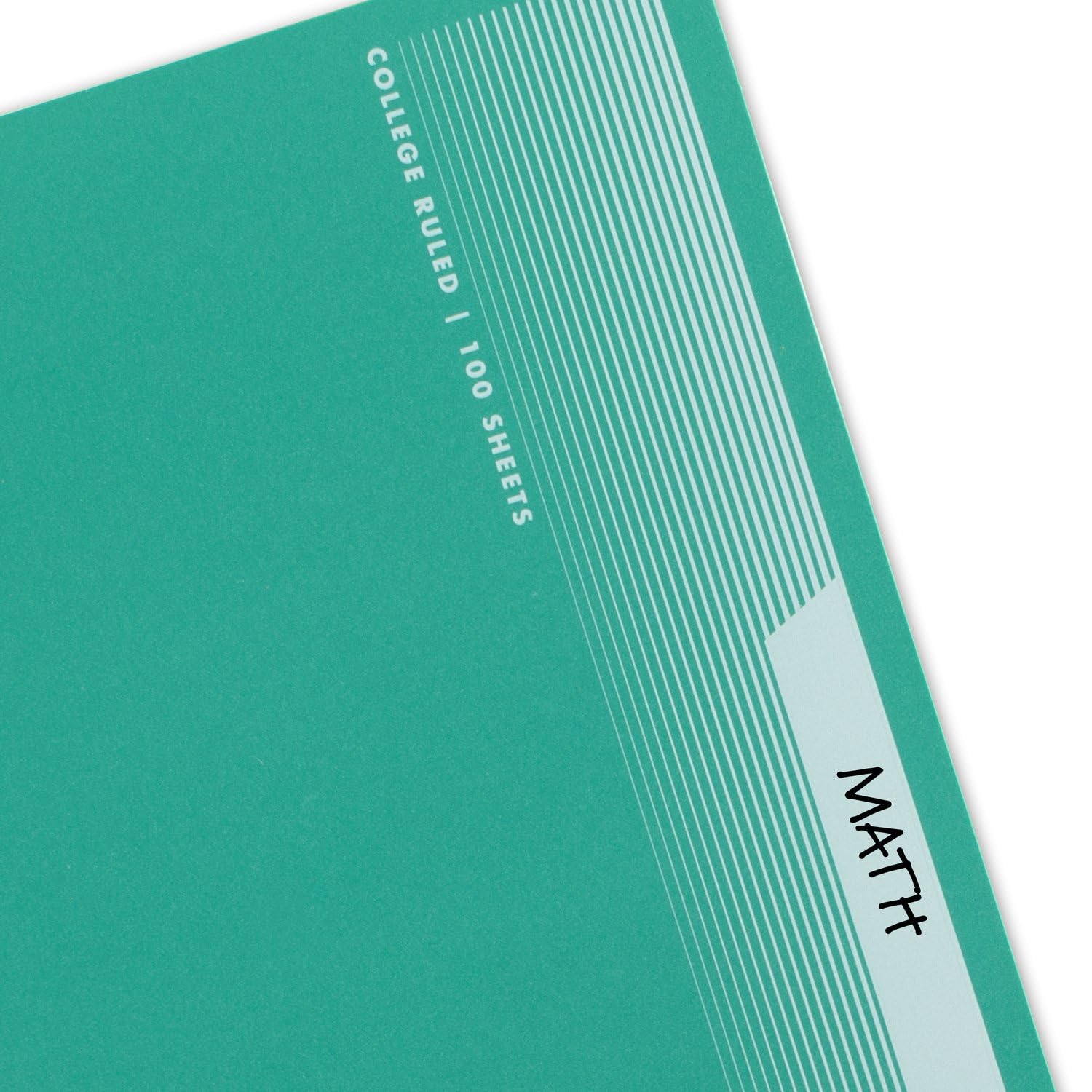 Foto 2 | Cuadernos Mead Spiral De 1 Asignatura, Con Rayas Universitarias, 100 Hojas X 5 - Venta Internacional.
