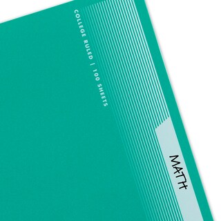 Foto 2 | Cuadernos Mead Spiral De 1 Asignatura, Con Rayas Universitarias, 100 Hojas X 5 - Venta Internacional.