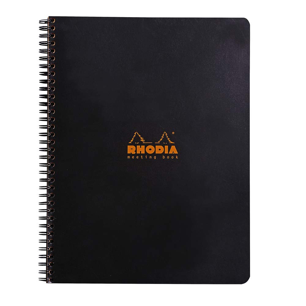 Foto 1 | Libreta De Reuniones Rhodia Wirebound A4+, Preimpresa, Negra - Venta Internacional.