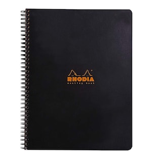 Foto 1 | Libreta De Reuniones Rhodia Wirebound A4+, Preimpresa, Negra - Venta Internacional.