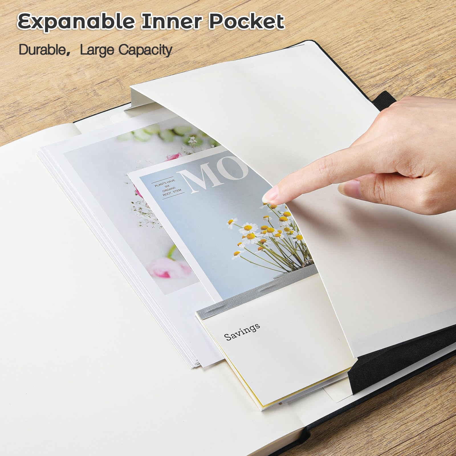 Foto 5 pulgar | Cuaderno Cuaderno Rayado Maleden A4, 192 Páginas, Tapa Dura, Negro - Venta Internacional.