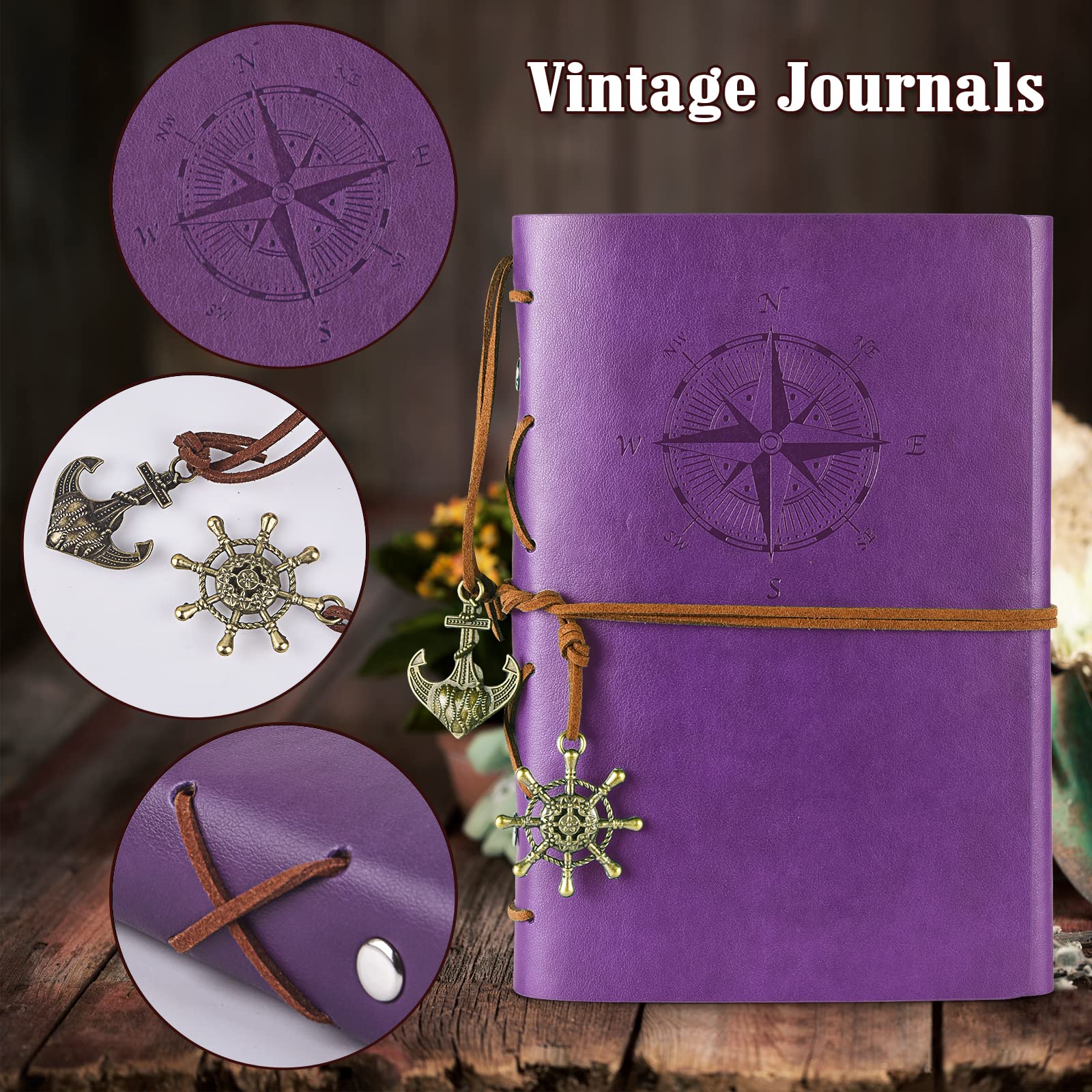 Foto 2 | Cuaderno Maleden De Piel Sintética, 7 X 5 Pulgadas, 160 Páginas, 100 G/m² - Venta Internacional.