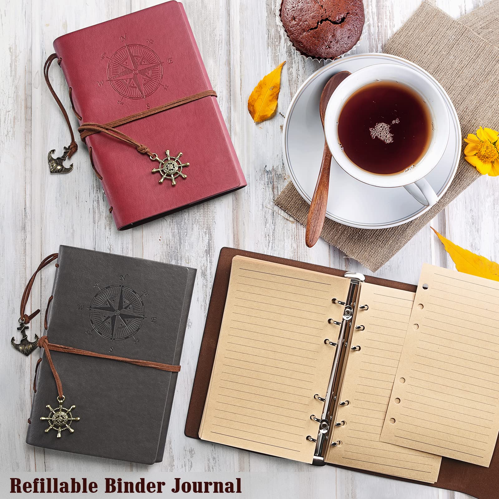 Foto 3 | Cuaderno Maleden De Piel Sintética, 7 X 5 Pulgadas, 160 Páginas, 100 G/m² - Venta Internacional.
