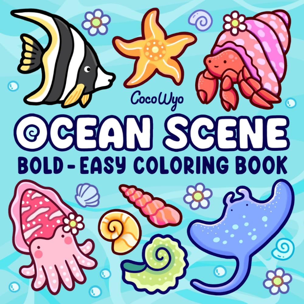 Foto 2 pulgar | Libro Para Colorear Genérica Ocean Scene Para Adultos Y Niños - Venta Internacional.