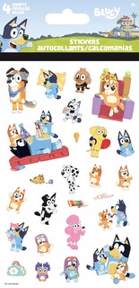 Foto 1 | Pegatinas Trends International Bluey Standard, 4 Hojas - Venta Internacional.