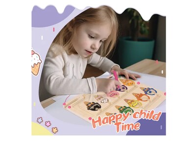 Foto 3 | Xtellar Laberinto Educativo Magnético De Colores Y Números Para Niños