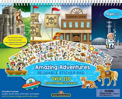 Foto 1 | Almohadillas Adhesivas Reutilizables, Recursos Creados Por Profesores, Aventuras Increíbles - Venta Internacional.