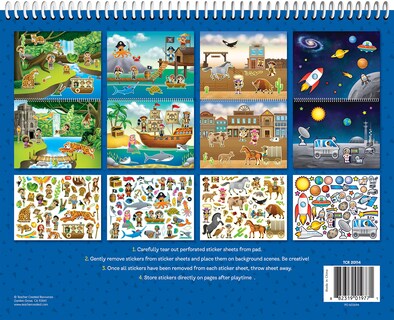 Foto 2 | Almohadillas Adhesivas Reutilizables, Recursos Creados Por Profesores, Aventuras Increíbles - Venta Internacional.