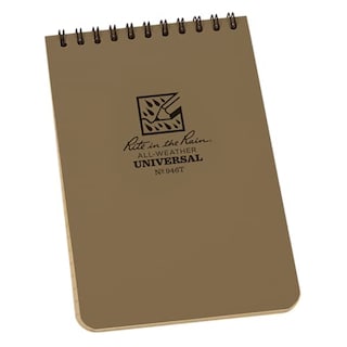Foto 1 | Cuaderno Rite In The Rain, Resistente A La Intemperie, En Espiral, 4x6 Cm, Color Canela - Venta Internacional.