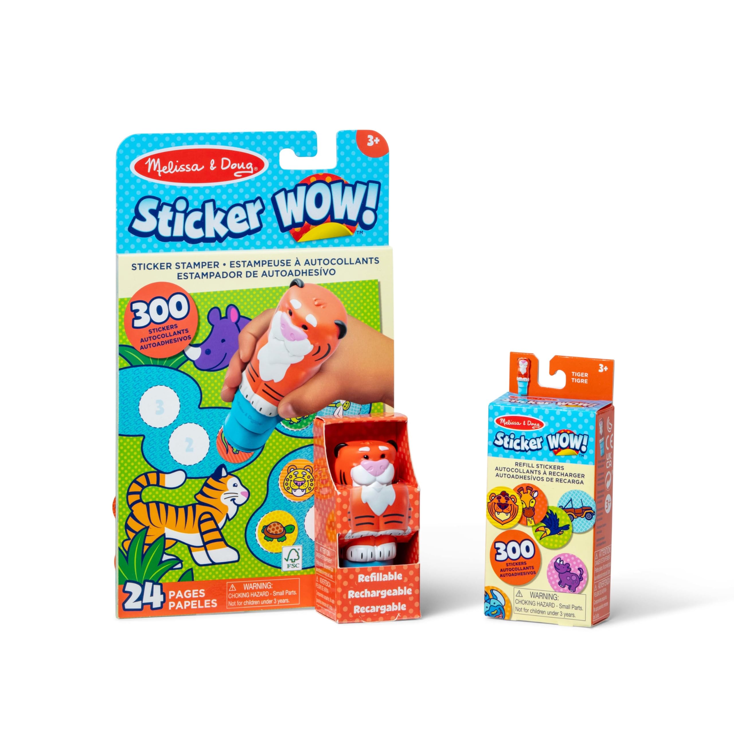 Foto 2 pulgar | Sticker Stamper Melissa & Doug Sticker ¡guau! ™ Paquete Tiger - Venta Internacional.