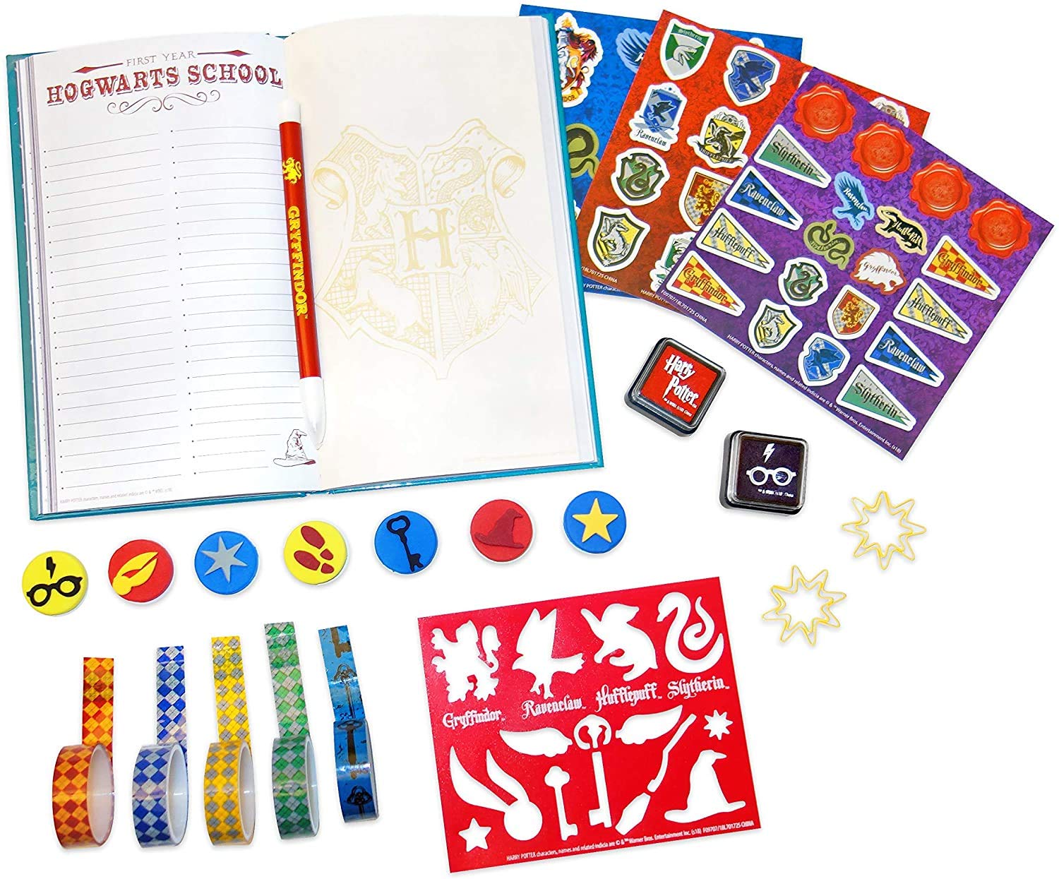 Foto 2 pulgar | Kit De Diario Para Bricolaje Harry Potter Smash Con Sellos  Cinta Adhesiva Y Pegatinas - Venta Internacional.