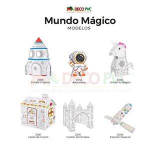 Foto 5 | Mundo Mágico Castillo Real De Cartón Para Pintar