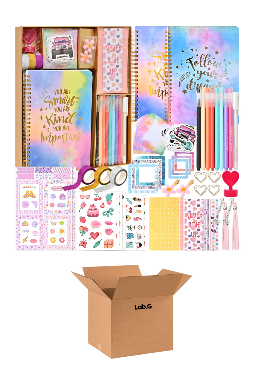 Foto 2 pulgar | Kit Scrapbook Journal Diy Para Niñas Diario Y Álbum Creativo