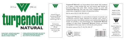 Foto 2 | Limpiador De Cepillos Weber Turpenoid Natural, Botella De 946 Ml - Venta Internacional.