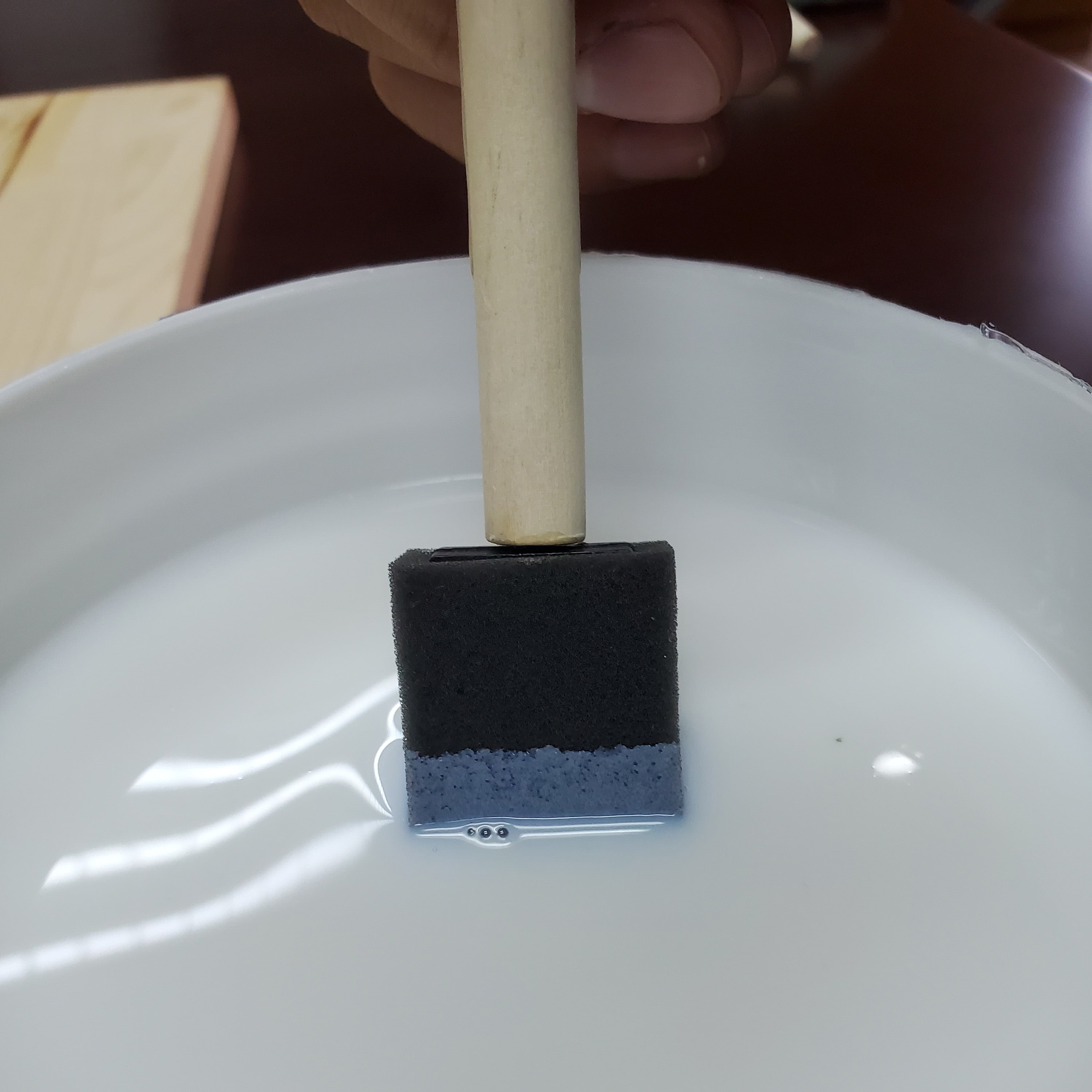 Foto 5 pulgar | Pincel De Espuma Multiusos De 1 Pulgada Para Pintar El Hogar - Venta Internacional.