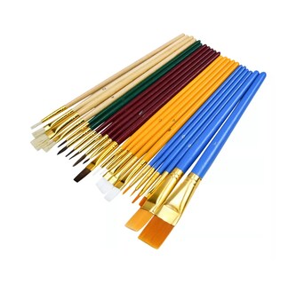 Foto 2 | Juego De 25 Pinceles Para Pintura Acuarela, Acrílico, Oleo