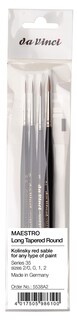 Foto 3 | Set De Pinceles Para Acuarela Da Vinci Maestro Kolinsky Red Sable - Venta Internacional.