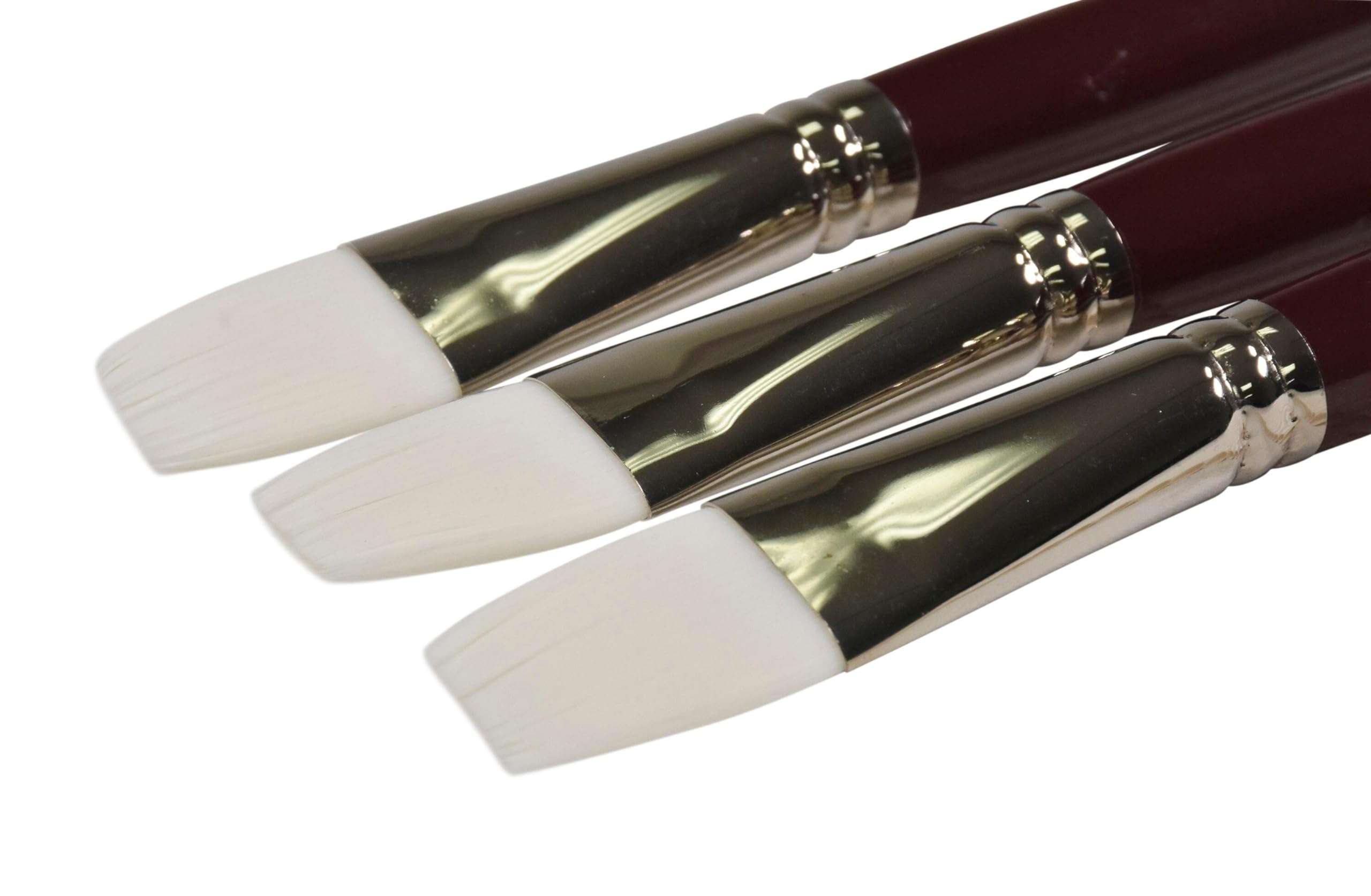 Foto 3 | Pinceles Para Pintar Sax Optimium White Taklon Flat, Tamaño 10 (paquete De 3) - Venta Internacional.
