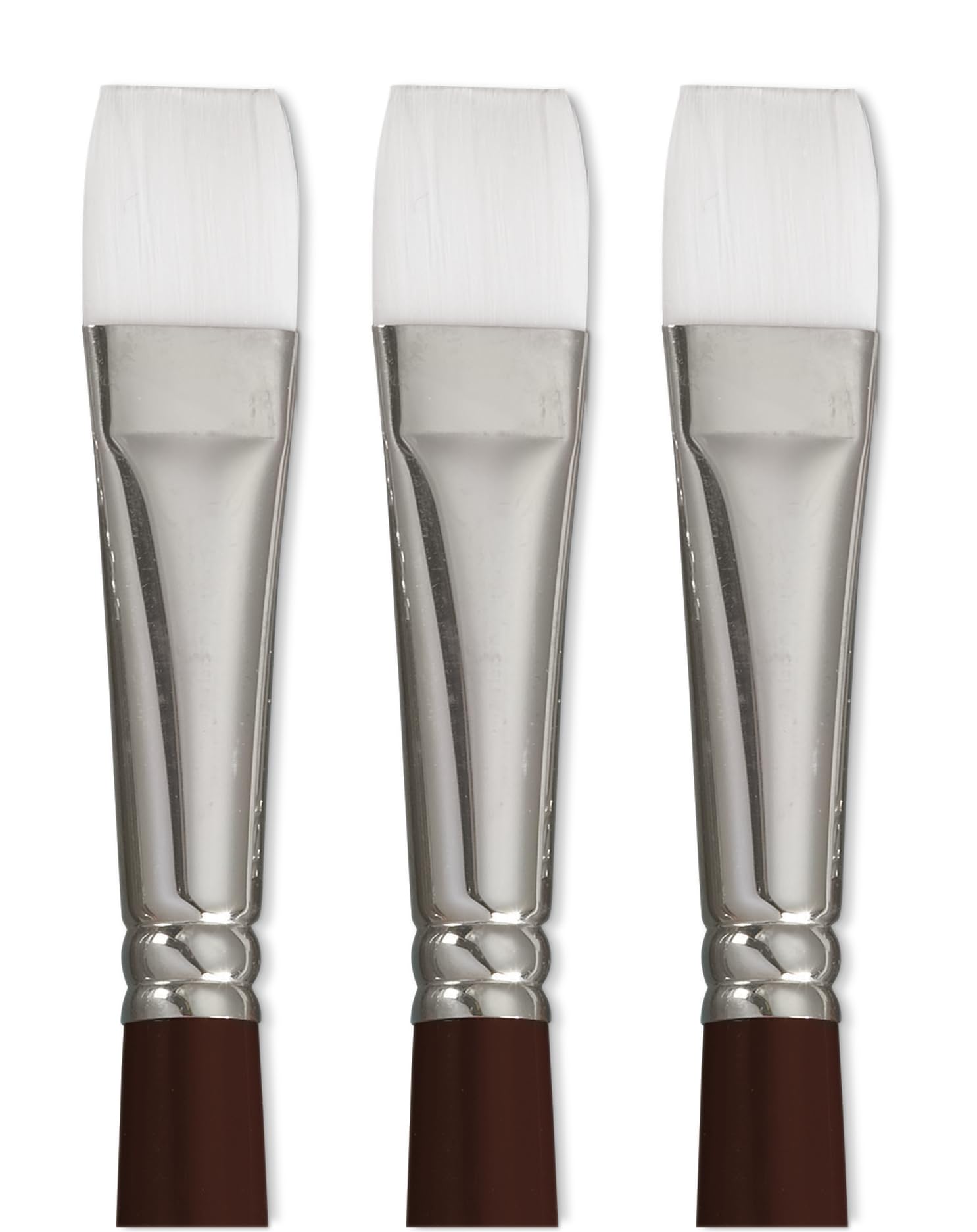 Foto 2 pulgar | Brochas Sax Optimium White Taklon, Mango Corto Y Plano, 2,54 Cm, 3p - Venta Internacional.